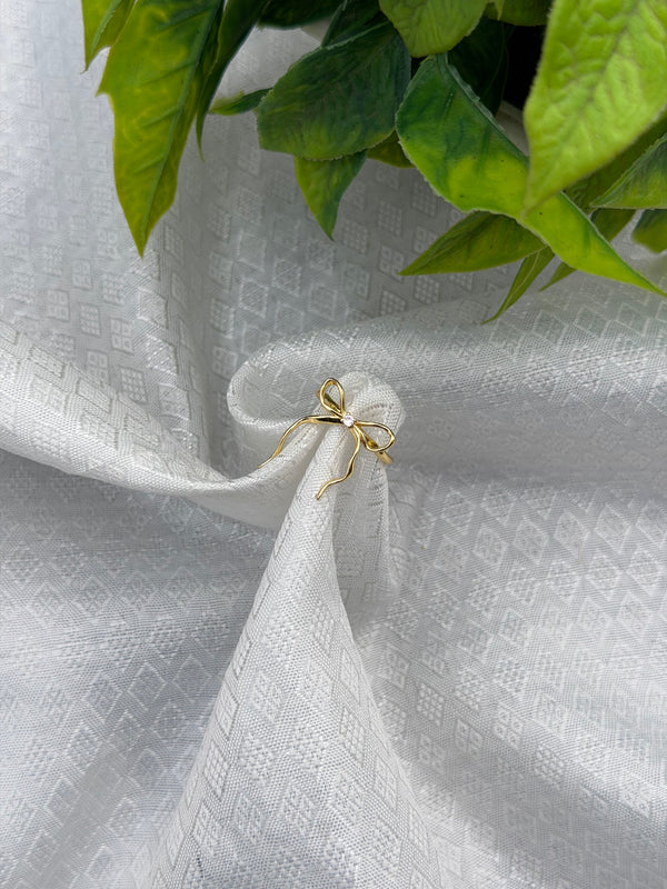 Golden Bow Napkin Ring