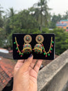 Multicolour Bahubali Earing Set