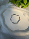 Pink Floral Leaf Bracelet – Anti-Tarnish