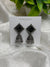 Black Mirror Jhumka Earrings