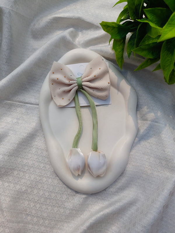 Tulip Bow (white)