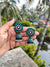 Pretty Green Floral Statement Jhumka