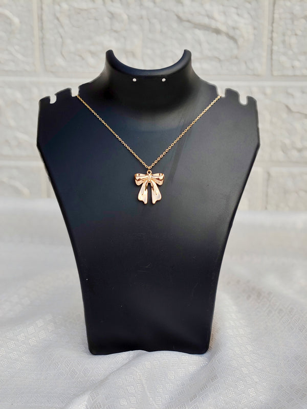 Modern Bow Knot Waterproof Necklace for Every Occasion