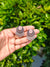 Oxidised Silver Floral Design Stud Earrings with Hanging Beads