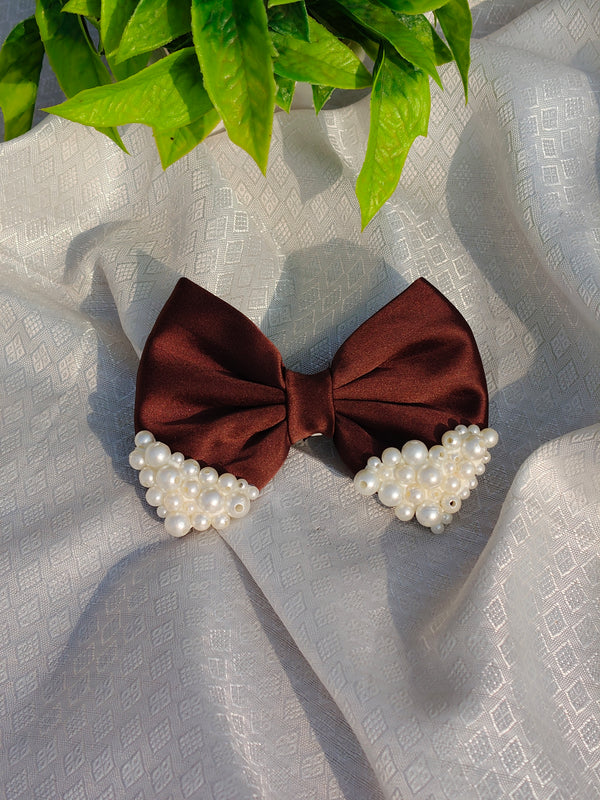 Pearl Hair Bow