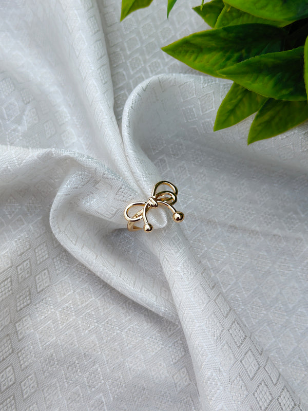 Minimalist Dainty Anti-Tarnish Bow Ring