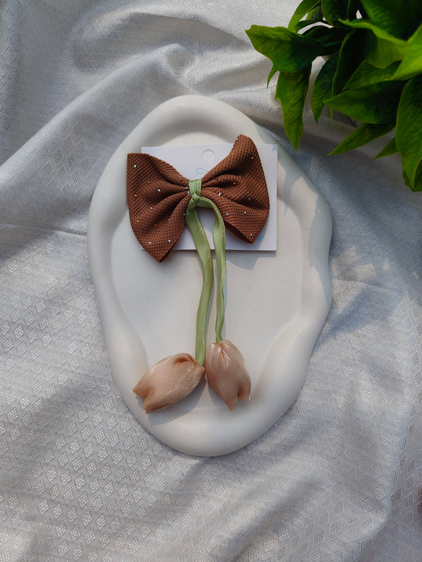 Tulip Bow (brown)