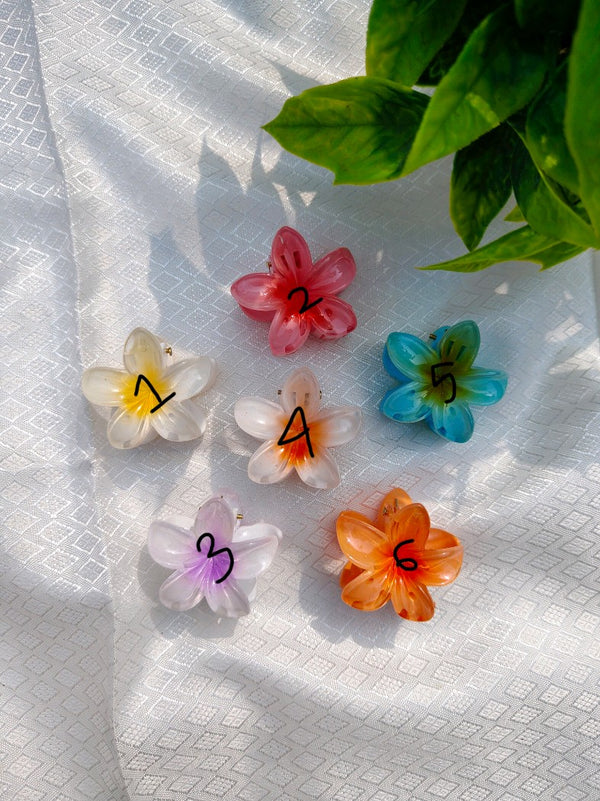 Mini Glossy Flower Claw