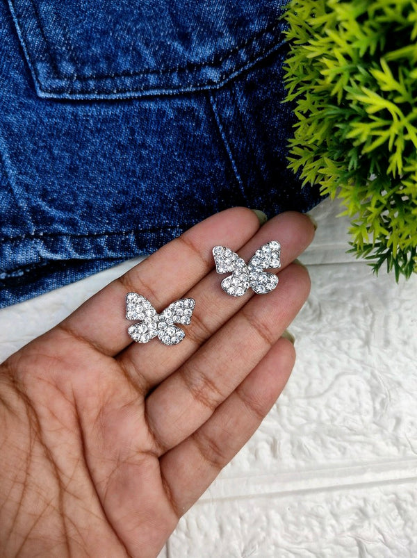 Crystal Butterfly Earings