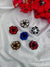 Matte Rose Flower Mini Hair Claw Clips Set