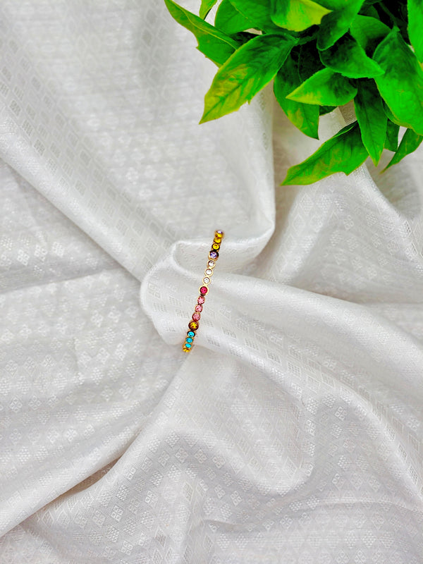 Anti Tarnish Multi-Stone Sleek Bracelet