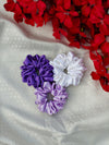 Scrunchies Plum Combo (pack of 3)