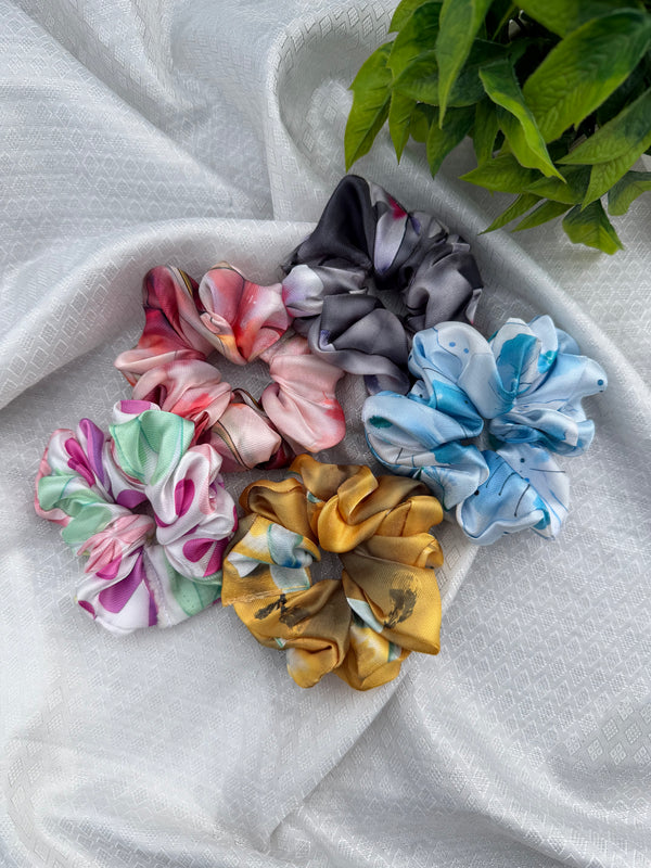 Printed Scrunchies