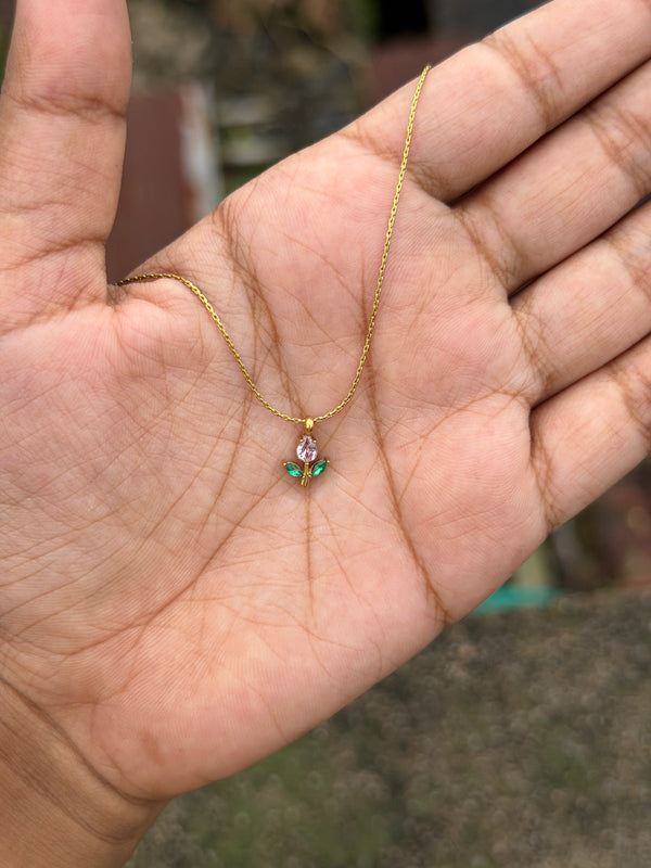 Blush Tulip Necklace
