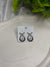 Crystal Pearl Loop Earrings