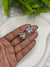 Crystal Bow Pearl Studs