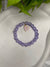 Purple Crackle Beads Bracelet