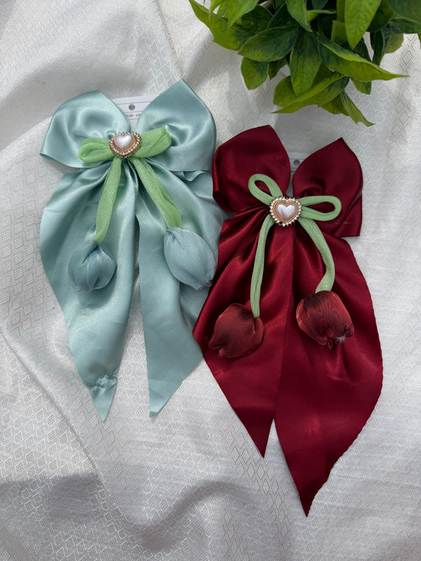 Premium Satin Tulip Bow
