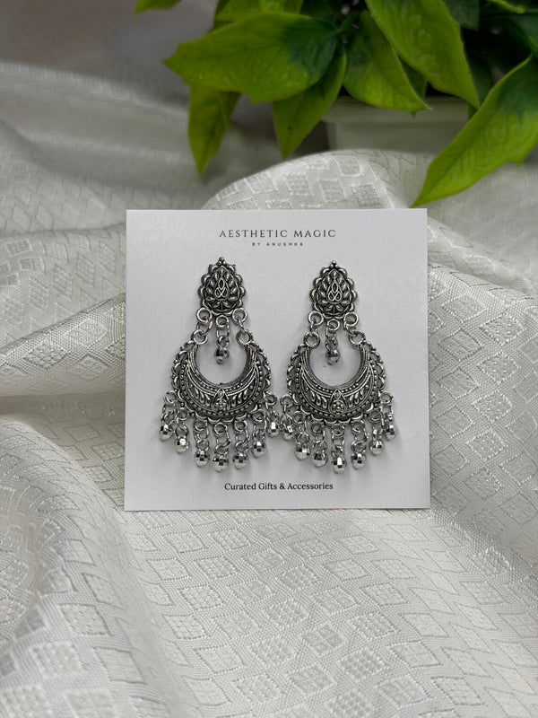 Traditional Chandbali Jhumka Earings