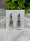 Leaf Vine Oxidised Jhumka
