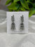 Leaf Vine Oxidised Jhumka