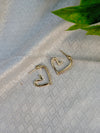 Twinkle Heart Hoops