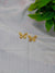 Anti Tarnish Golden Monarch Wing Studs