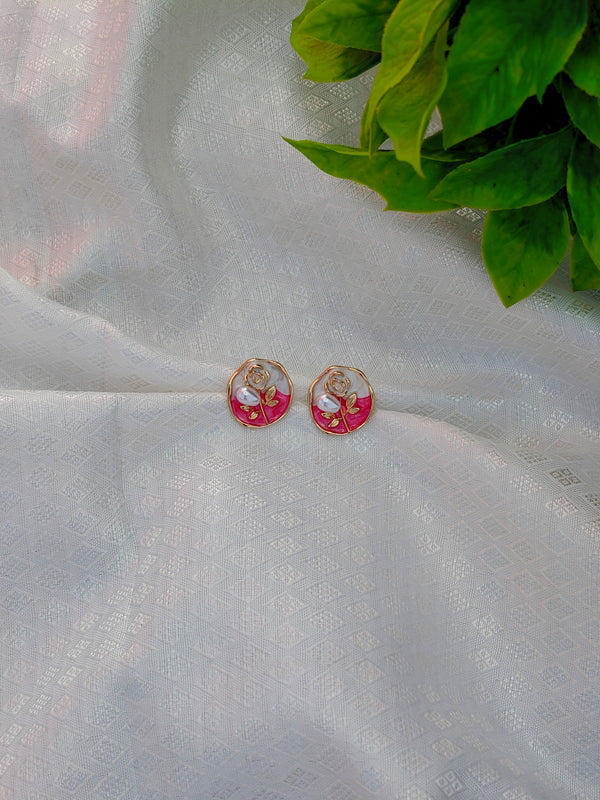 Meenakari Rosy Earring