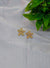 Anti Tarnish Vintage Gilded Flower Earrings