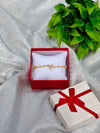 Dainty Floral Bow Bracelet With Gift Box