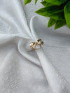Elegant Anti-Tarnish Ribbon Bow Ring