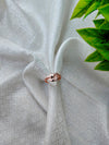 Celestial Heart and Crescent Stone Anti-Tarnish Ring