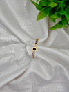 Anti Tarnish Onyx Duo Geometric Modern Bracelet