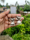 Silver Pakshi Jhumki