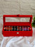 Red Velvet Kashmiri Bangles Box (Silver Ghungroo)