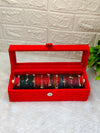 Red Velvet Kashmiri Bangles Box